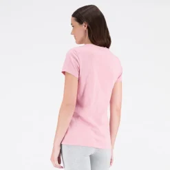 Dame Basis Stacked Logo T-shirt Hazy Rose