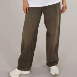 Dame Erin Baggy Jeans Medium Brun Denim