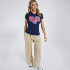 Dame Eulalie T-shirt Blå