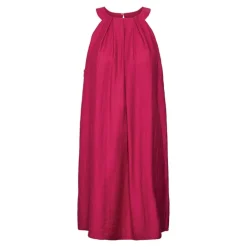Dame Evalina Halterneck Mini Kjole Sangria