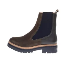 Dame Fall 21 Suede Mode støvler kakigrøn
