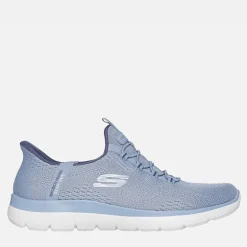 Dame slip-in Summits sneakers Blå