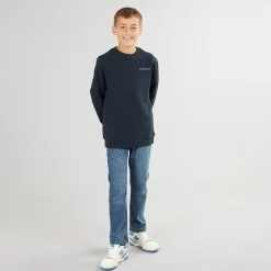 Drenge Reg Fit Jeans Mellemblå