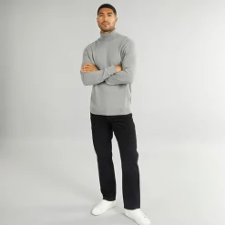 Herre FCUK Jeans med Regular Fit Blk1 - Sort