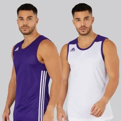 Herre 3G Speed Vendbar Basketball Trøje Collegiate Purple/​Hvid