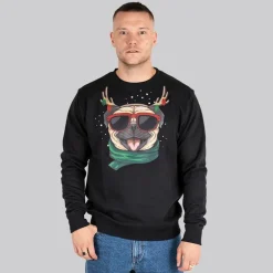 Herre Jule Sweater Sort
