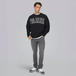 Herre Loom Box Jeans Grey Denim