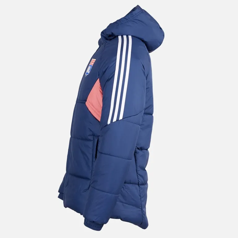 Herre OL Olympique Lyon Vinterjakke Tech Indigo/Hazy Rose