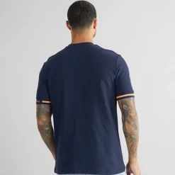 Herre Pique T-Shirt Mørk Marineblå