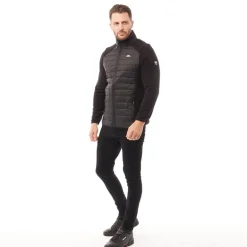 Herre Saunter Hybrid Polstret Jakke Sort