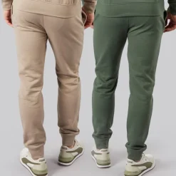 Herre Traymax Joggingbukser To-pak Khaki/​Sten