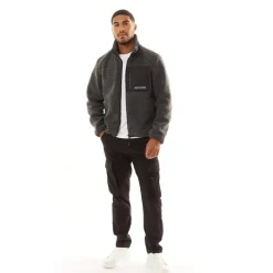Herre Vesterbro Teddy Jakke Grå Melange