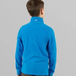 Junior Drenge Masonville 1/​2 Lynlås Mikro Fleece Kobolt
