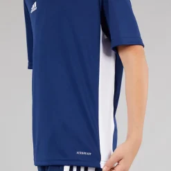Junior Entrada 18 T-shirt Dark Blue/​Hvid