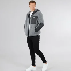 Mænd Brecon Lynlås Sherpa Fleece Grå Marmor